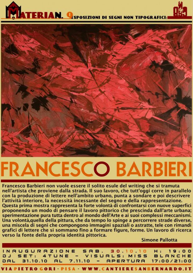 Francesco Barbieri - materia