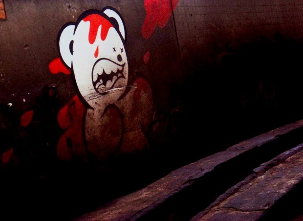 urso morto graffiti street art sao paolo