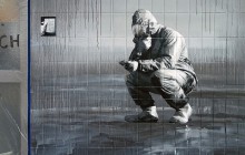 Boxi Germania stencil street art graffiti