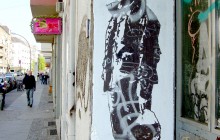 Boxi Germania stencil street art graffiti
