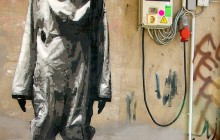 Boxi Germania stencil street art graffiti