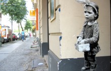 Boxi Germania stencil street art graffiti