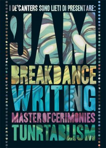 jam-front writing graffiti