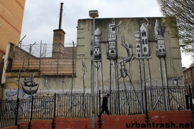 Phlegm Street Art Brick Lane Londra street art graffiti london